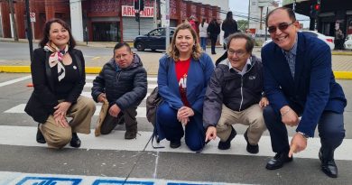 La Municipalidad de Osorno habilitó los primeros pasos peatonales inclusivos en la ciudad