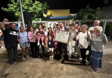 Instalan luminarias en sector céntrico de la comuna de Graneros